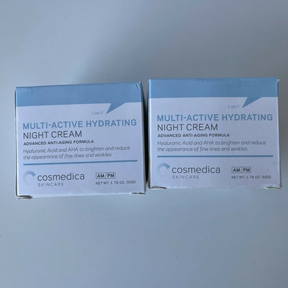 COSMEDICA Multi-Active Hydrating Night Cream,  LOT OF 2  EXP. 12/2022 - Picture 3 of 9